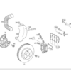 Disc Brake Rotor - Mercedes-Benz (230-421-12-12)