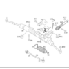 Steering Gear - Mercedes-Benz (221-460-50-00)