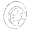 Disc Brake Rotor - Mercedes-Benz (910423020007)