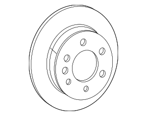 Disc Brake Rotor - Mercedes-Benz (910423020007)