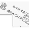Disc Brake Caliper - Mercedes-Benz