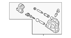 Disc Brake Caliper - Mercedes-Benz
