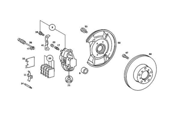 Brake Rotor - Mercedes-Benz