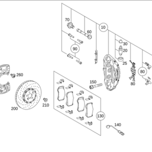 Disc Brake Rotor - Mercedes-Benz