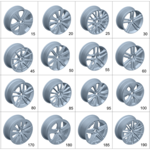 Wheel - Mercedes-Benz (296-400-05-00)