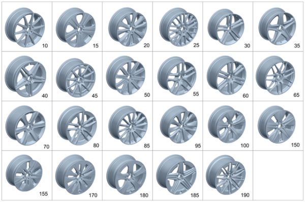 Wheel - Mercedes-Benz (296-400-05-00)