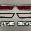 NEW Pair Amber Red early style taillights fits Mercedes 230SL 250sl 280sl w113