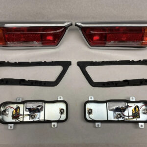 NEW Pair Amber Red early style taillights fits Mercedes 230SL 250sl 280sl w113