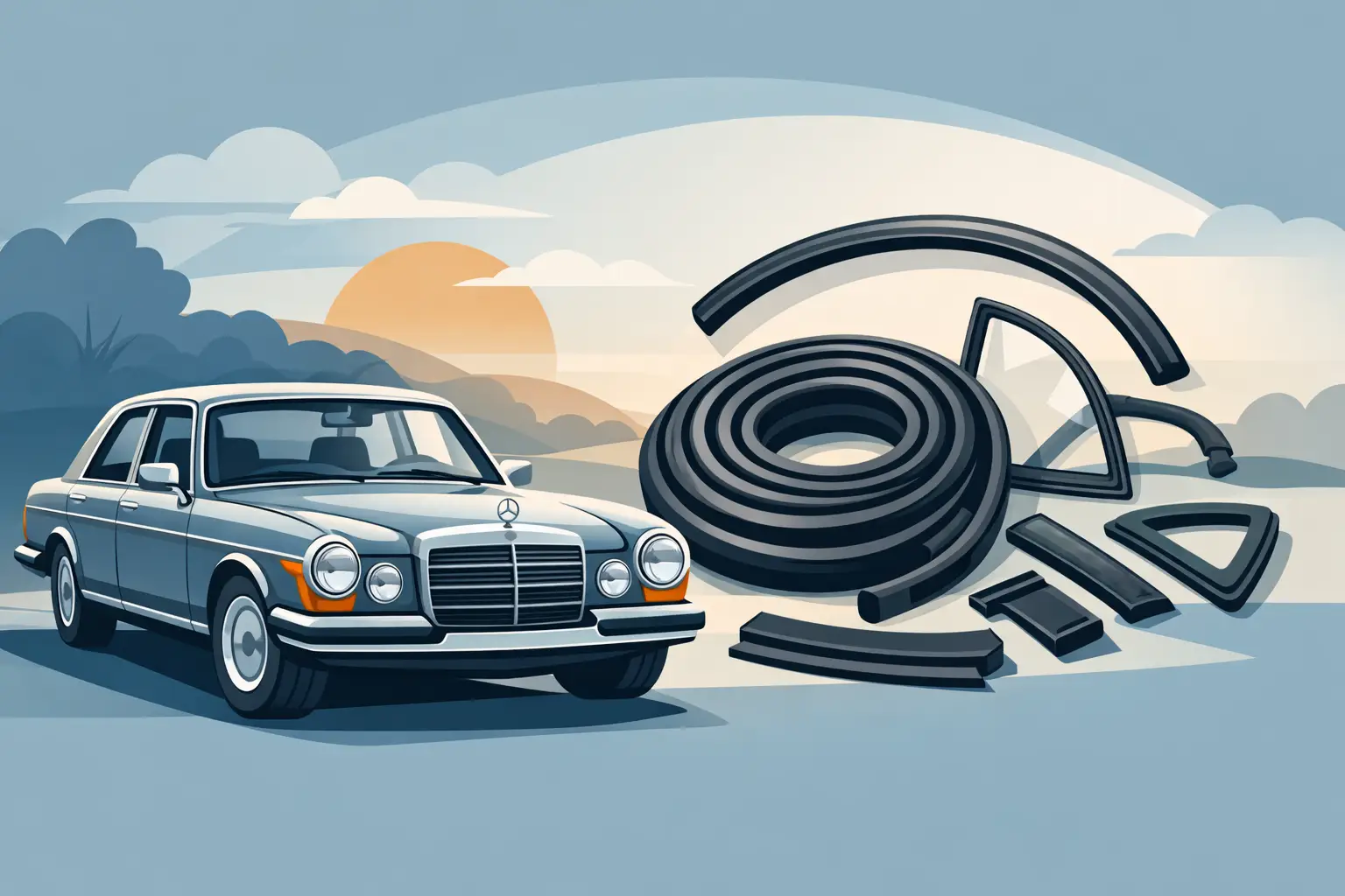 Best Classic Mercedes Weatherstrip Kits