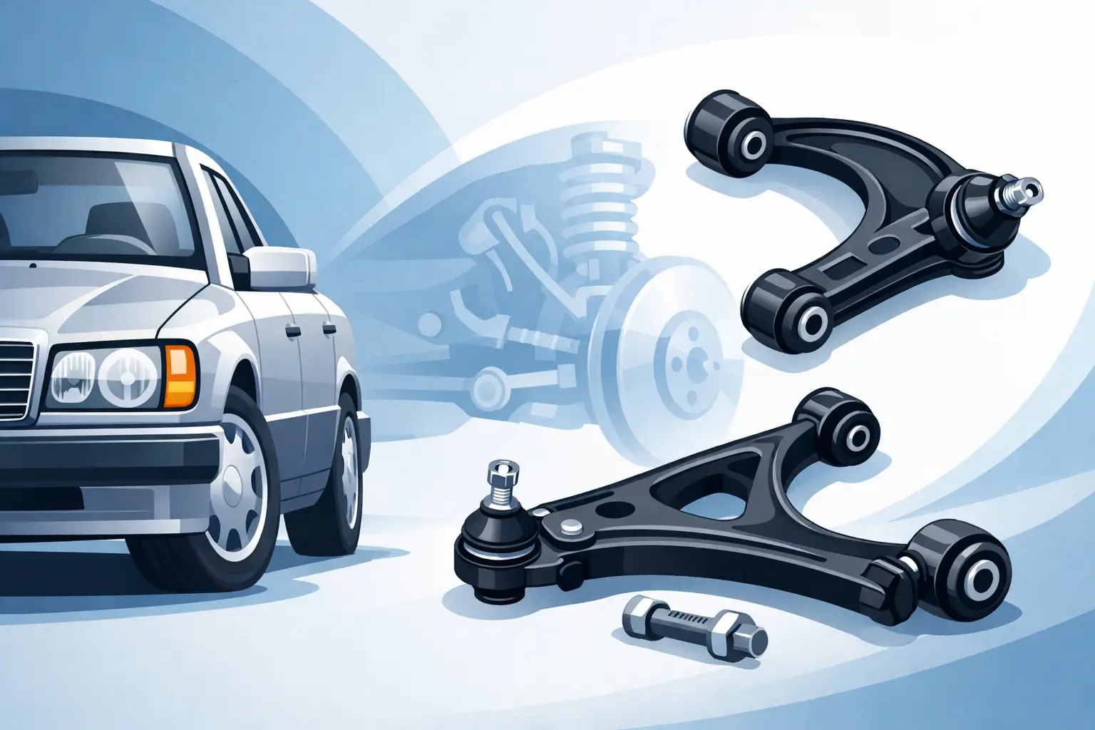 Review Mercedes W124 Control Arms