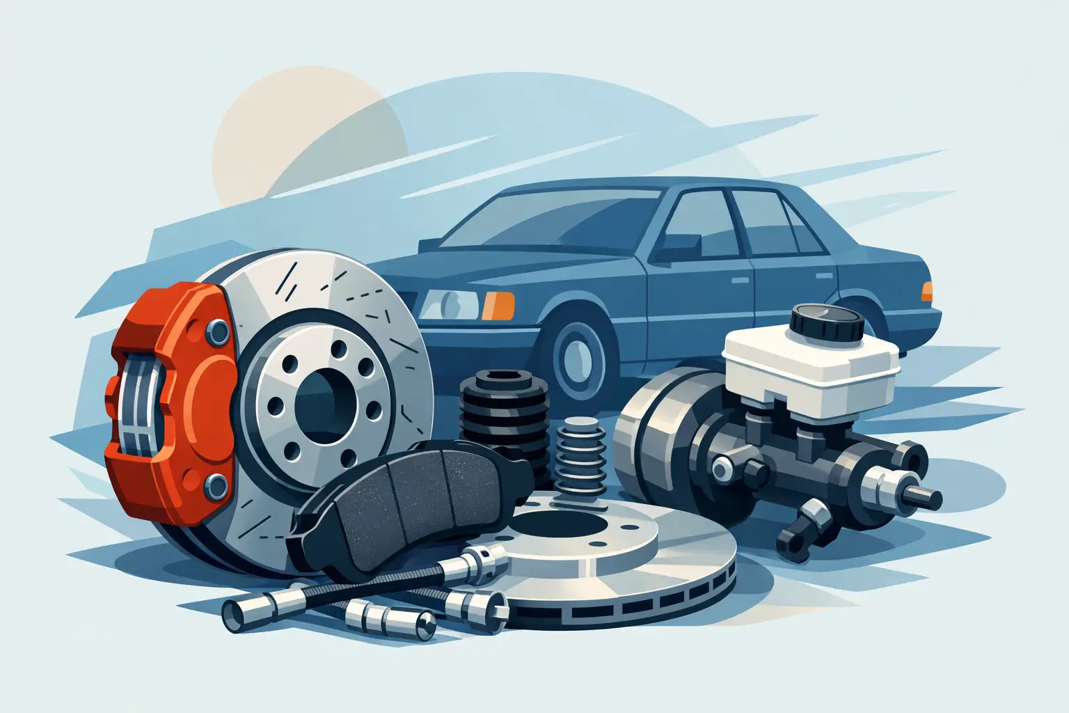 W124 Brake Parts That Fit and Last