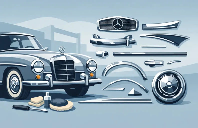 Classic Mercedes Exterior Trim Guide for Restorers