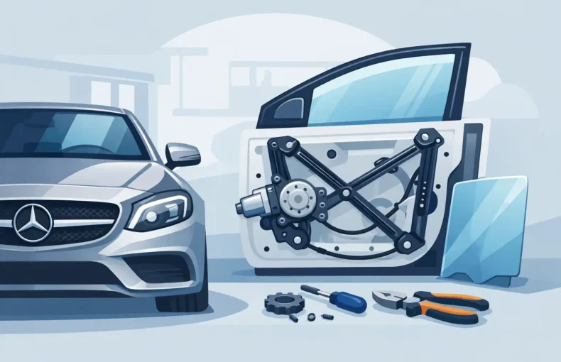 Mercedes Window Regulator Repair Guide